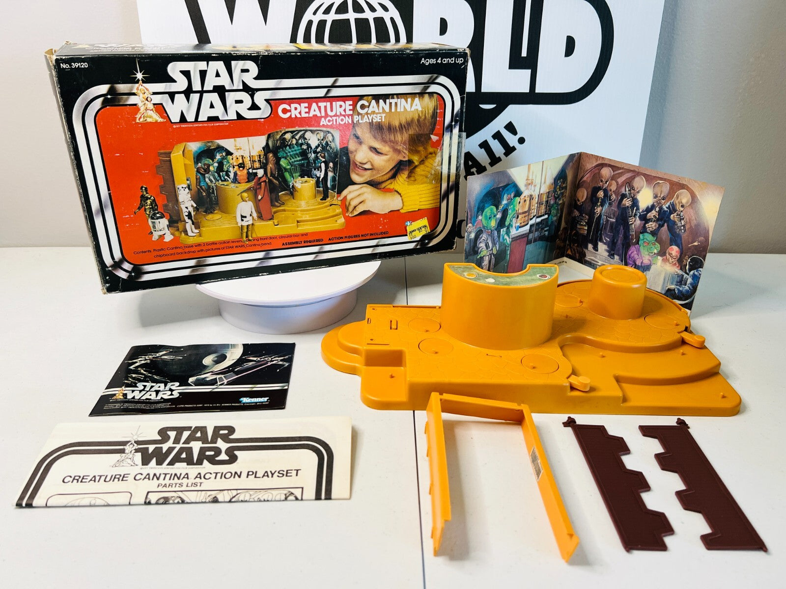 Star Wars Creature Cantina Action Playset Unused 1979 Kenner Complete MIB Nice