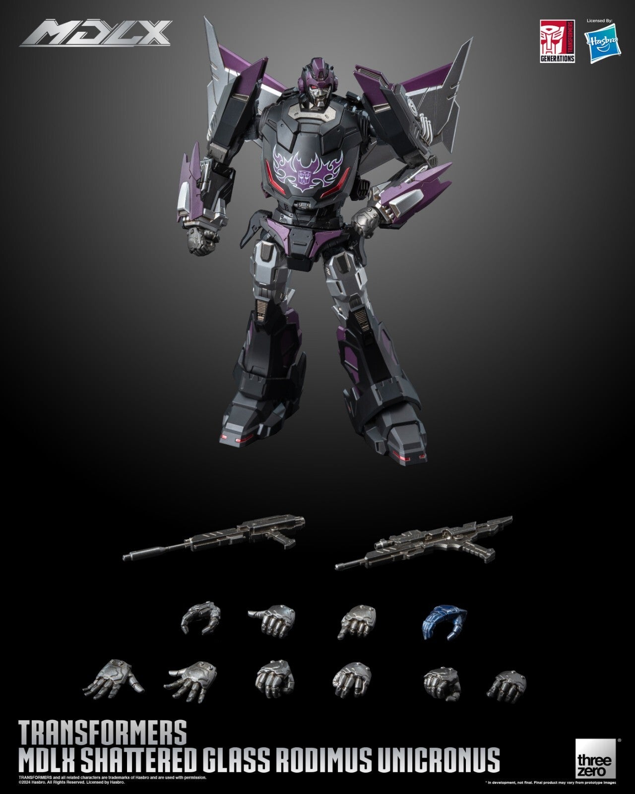 Transformers Shattered Rodimus Unicronus ThreeZero MDLX Factory Case 4x In Stock