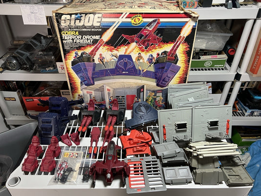 GI Joe Cobra Terror Drome 100% Complete w/Box Firebat AVAC LOCAL PICKUP ONLY