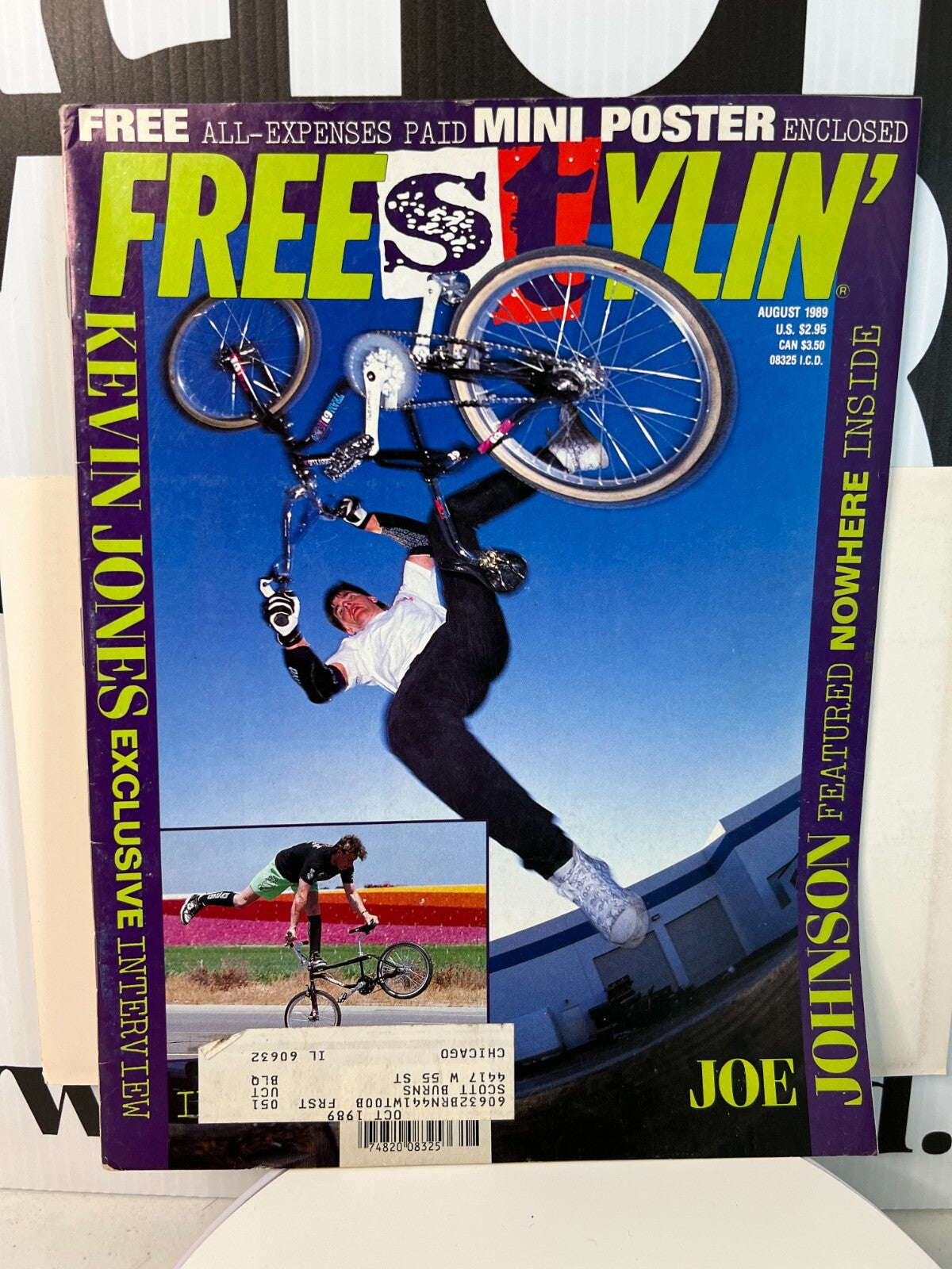 Freestylin BMX Magazine Aug 1989 Old School Vintage Freestyle Haro GT Dyno Bike