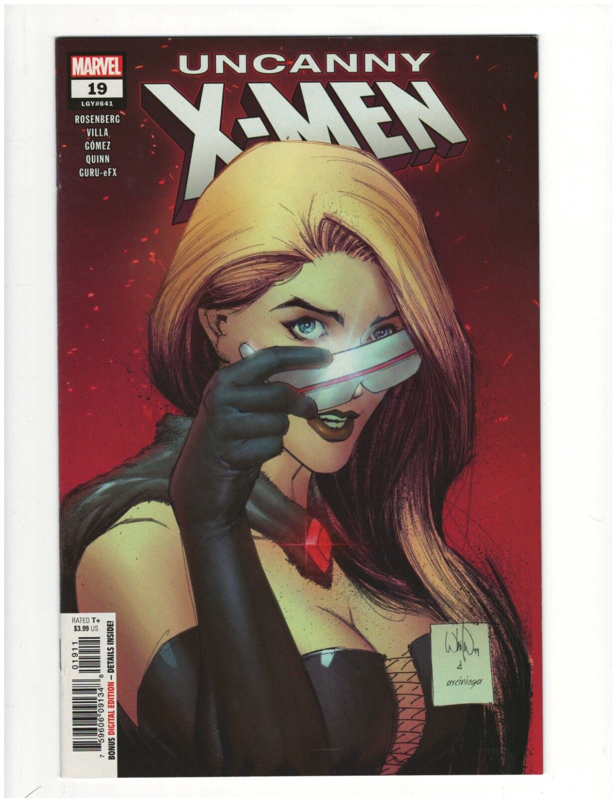 Uncanny X-Men 19 V2 Wolverine Rogue Cyclops Gambit Psylocke Storm Good Condition