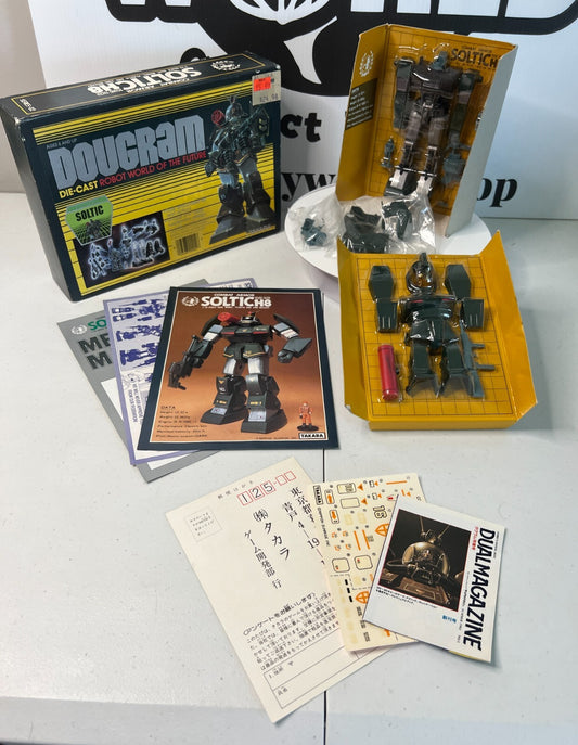 Dougram Soltic Takara 1/72 Die Cast Complete Chogokin Godaikin Unused Sealed MIB