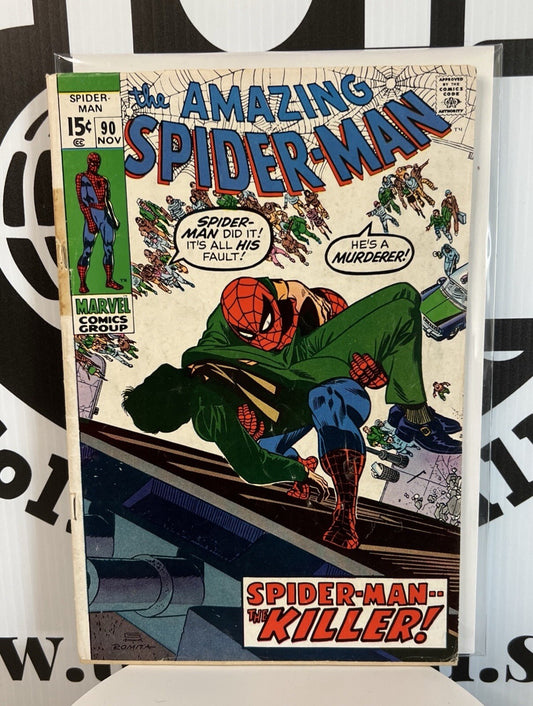 Amazing Spiderman 90 Death of Captain Stacy Marvel Key Comic-Book Fair Shape