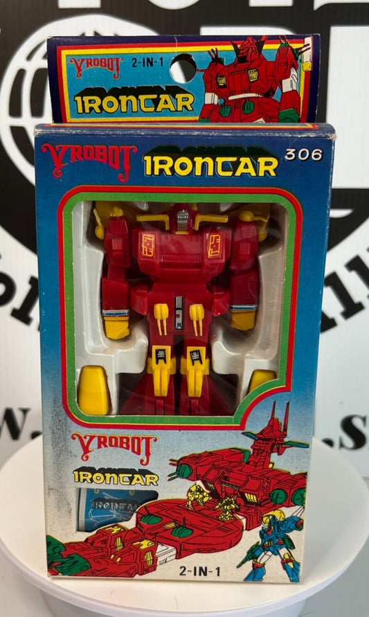 Iron Gear Xabungle V Robot Ironcar Macross Robotech Robots Complete w/Box Unused
