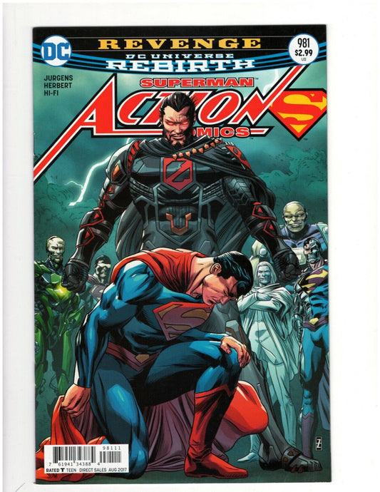 Action Comics #981 DC Comic Book Superman Man of Steel Krypto Very Good Shape