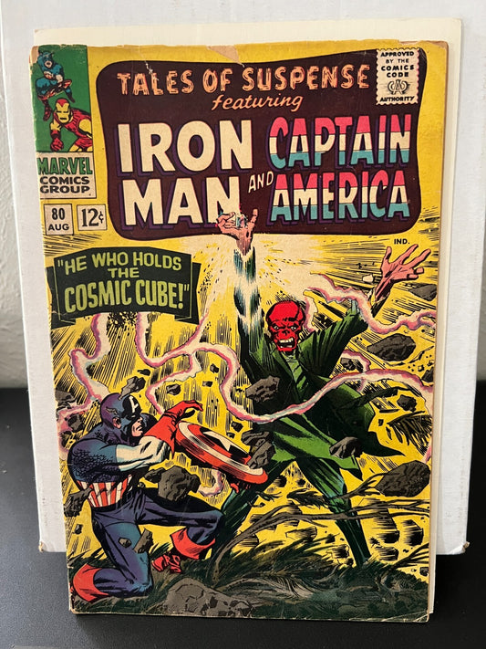 Tales Of Suspense 80 1966 Marvel Key Comic Book Kirby Red Skull Good Condition