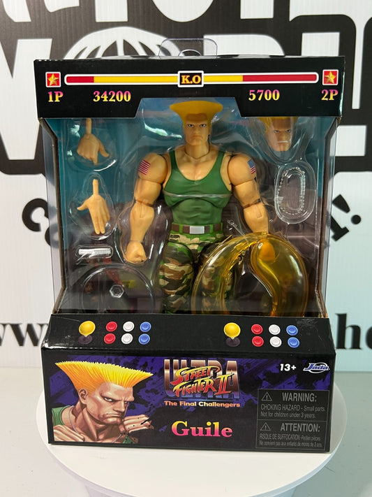 Street Fighter 2 Guile Jada Toys Ultra Action Figure Sealed MIMB Condition