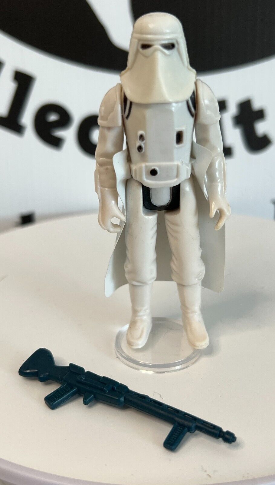 Star Wars Imperial Stormtrooper Hoth Gear 1980 Kenner Action Figure Very Good