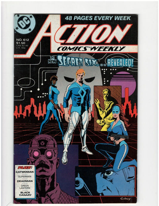 Action Comics #612 DC Comic Book Superman Man of Steel Krypto Good Condition