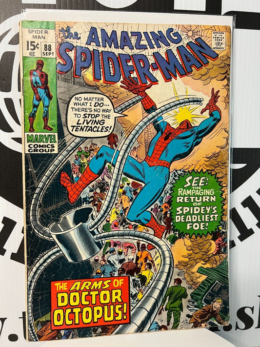 Amazing Spider-Man #88 Marvel Comic Book Doctor Octopus Appearance Good Shape