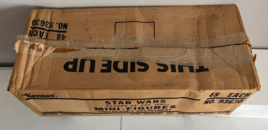 1983 Kenner Star Wars ROTJ Factory Shipper Case 48 Piece Action Figure Box Only