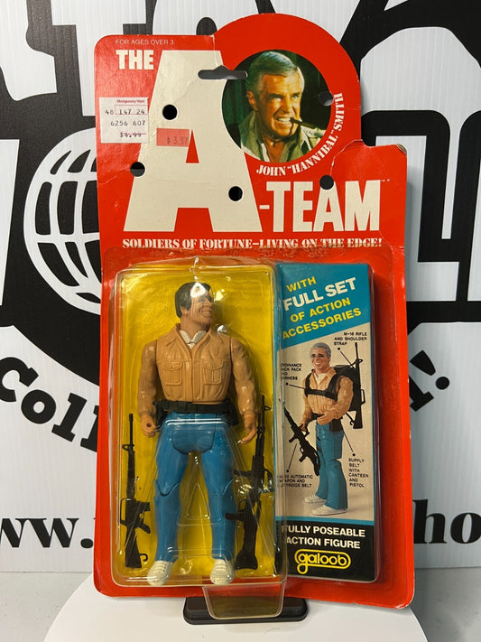 A-Team Hannibal John Smith 1983 Galoob Action Figure Sealed on Card Mr.T Buddy
