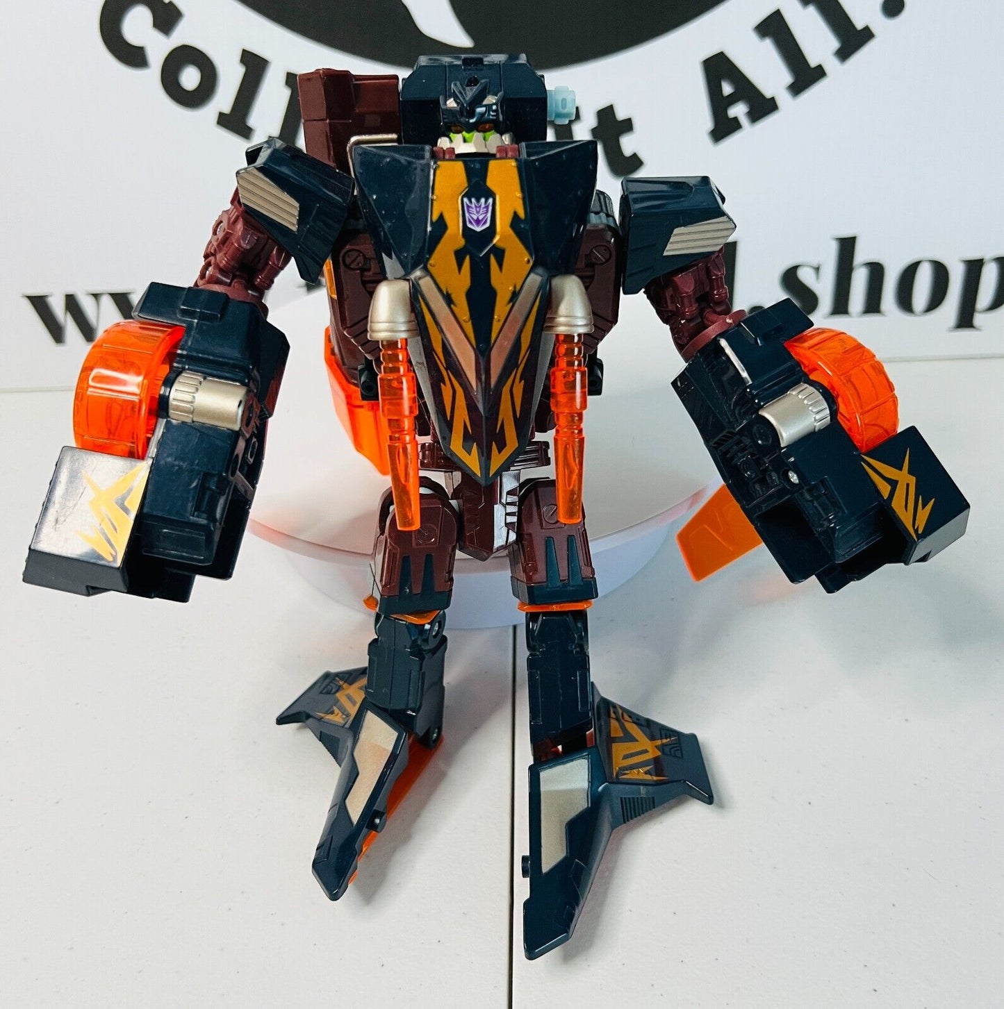 Transformers Dark Crumplezone Cybertron Decepticon Loose Not Complete Robot Toy