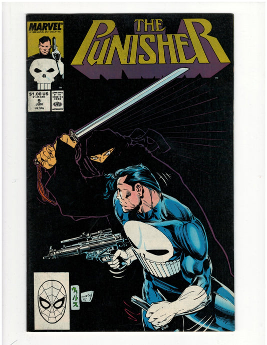 Punisher #9 Marvel Solo Series 1980s Comic Book Frank Castle Good Condition