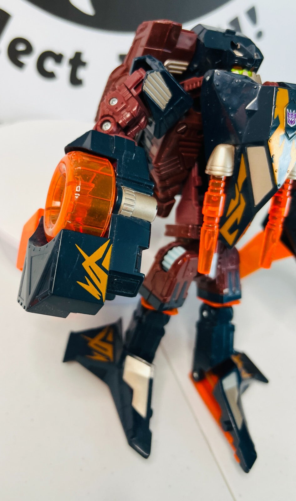 Transformers Dark Crumplezone Cybertron Decepticon Loose Not Complete Robot Toy