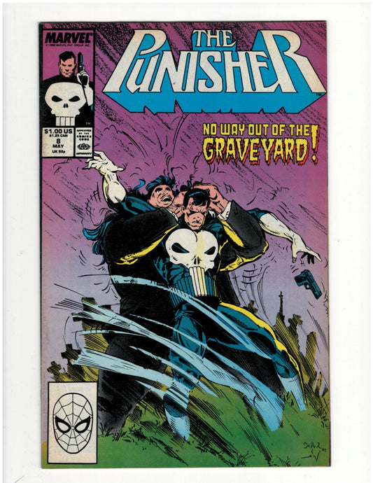 Punisher #8 Marvel Solo Series 1980s Comic Book Frank Castle Good Condition