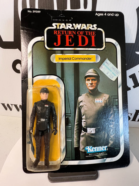 Star Wars Imperial Commander 77Bk ROTJ Kenner Action Figure Crack Dent Bubble
