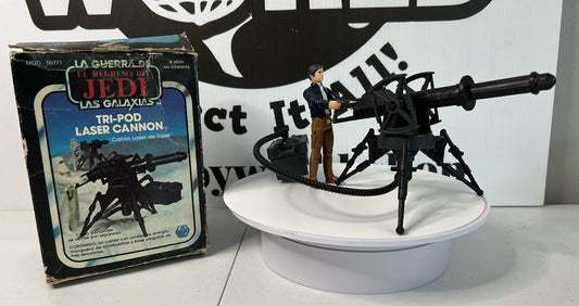 Star Wars Lili Ledy Tri-Pod Laser Cannon Mini Rig Vintage 1983 ROTJ Good Boxed