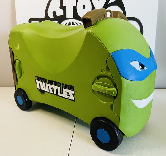 TMNT Leonardo Ride On Toy Kids Pull Luggage Teenage Mutant Ninja Turtles Used