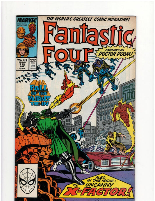 Fantastic Four#312 Marvel Comic Book Human Torch Doctor Doom Thing Good Shape