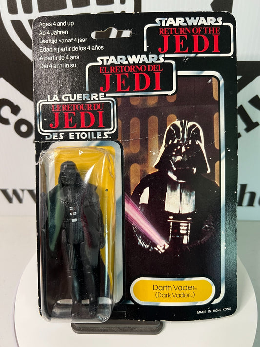 Star Wars Darth Vader Tri Logo Action Figure Vintage Palitoy Sealed MOC Good