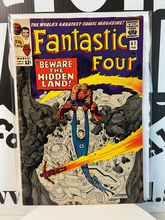 Fantastic Four #47 Marvel Key Comic-Book 1st App Maximus 2nd App Black Bolt Fair