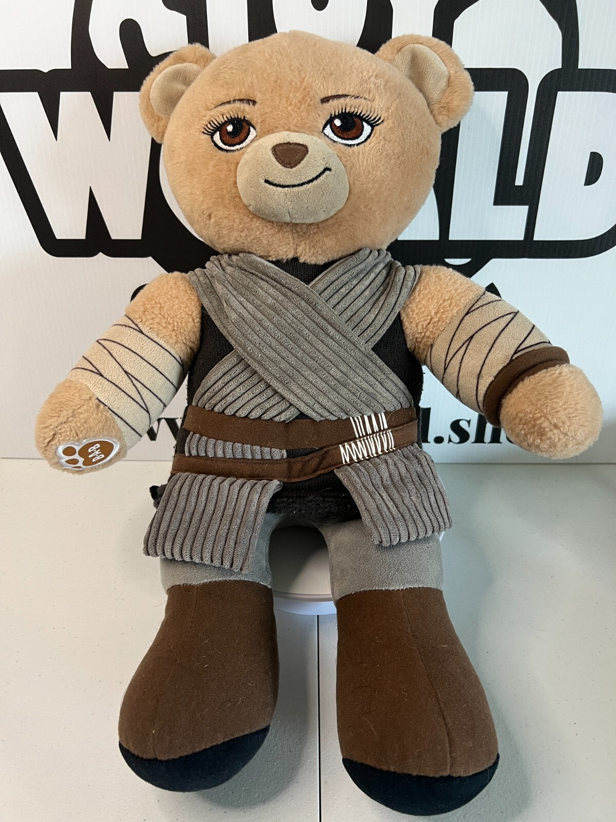 Star Wars Build A Bear Rey The Force Awakens Plush 16inch 2017 Retired Used Good