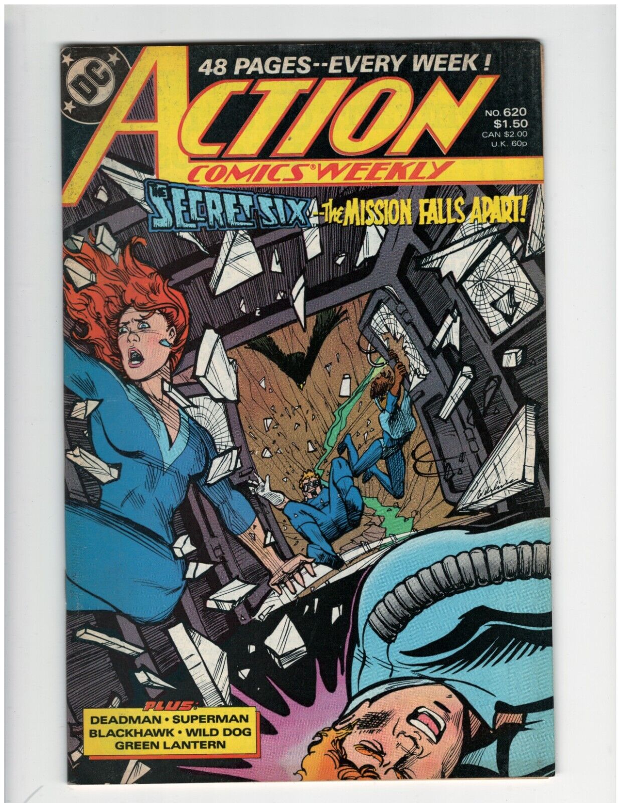 Action Comics #620 DC Comic Book Superman Man of Steel Krypto Good Condition