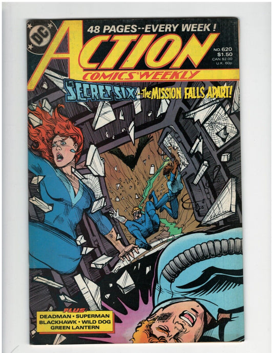 Action Comics #620 DC Comic Book Superman Man of Steel Krypto Good Condition