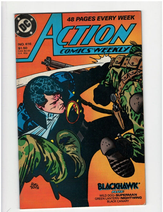 Action Comics #616 DC Comic Book Superman Man of Steel Krypto Good Condition
