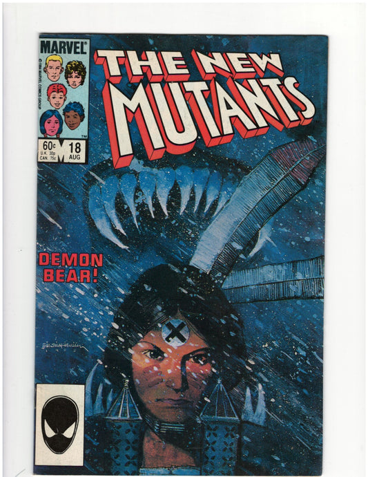 New Mutants #18 New X-Men Chris Claremont Magik Wolfsbane Jubilee Good Condition