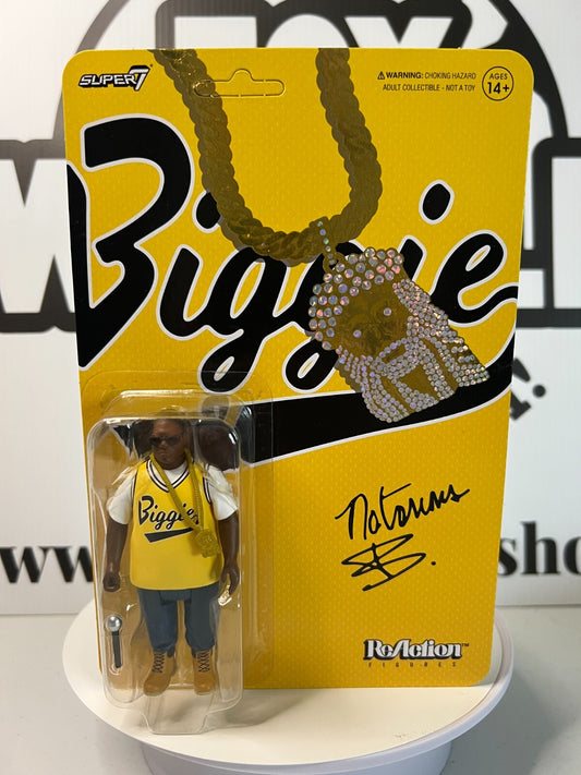 Super7 The Notorious B.I.G. ReAction Figure MOC Sealed Biggie Smalls BIG Poppa