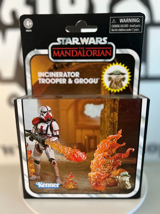 Star Wars Incinerator Trooper Grogu Deluxe The Vintage Collection Action Figures