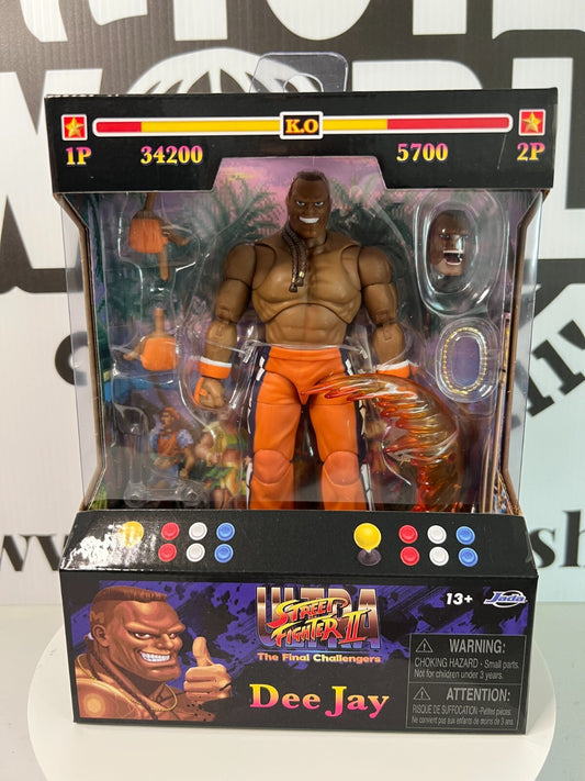 Street Fighter 2 Dee Jay Jada Toys Ultra Action Figure Sealed MIMB Condition