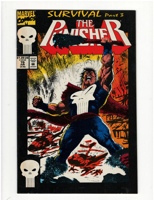 Punisher #79 Marvel Solo Series 1980s Comic Book Frank Castle Good Condition