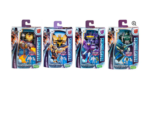 Transformers EarthSpark Deluxe Asst 8x Robot Action Figures Factory Sealed Case