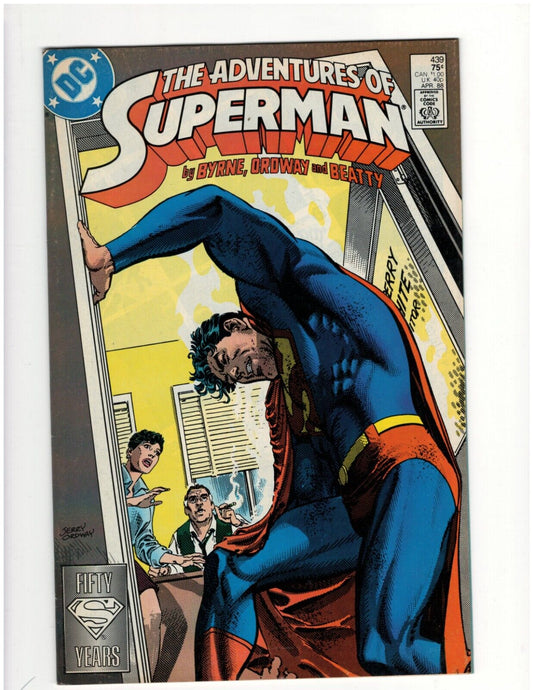 Adventures of Superman #439 DC Comic Book Man of Steel Krypto Good Condition