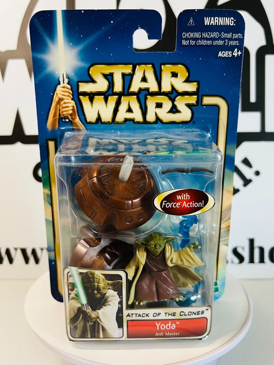 Star Wars Yoda Jedi Master Action Figure 2002 Saga Collection AOTC Sealed