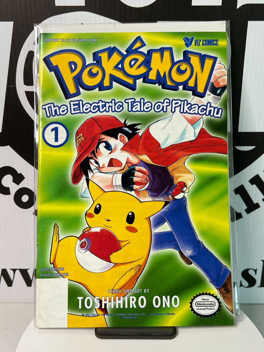 Pokémon Comic Book Viz Comics The Electric Tale of Pilachu 4x Issue Lot Good