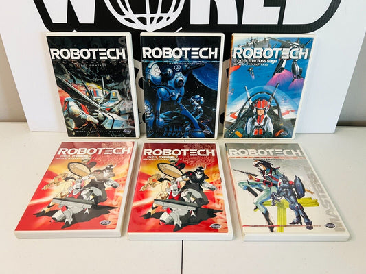 Robotech Macross + Masters Saga Used 6xDVD Collection Bundle Deal Good Condition