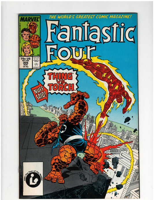 Fantastic Four#305 Marvel Comic Book John Byrne Doctor Doom The Thing Good Shape