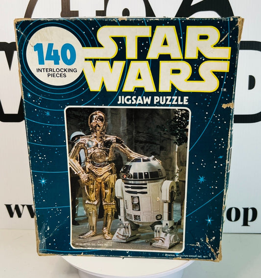 Star Wars R2-D2 C-3PO Kenner Jigsaw Puzzle Complete 140 Pieces 14x18 Open Box