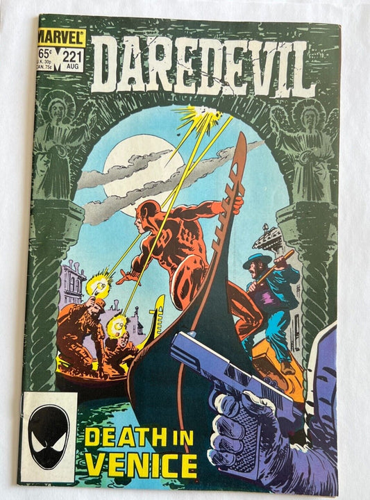 Daredevil 221 Marvel Key Comic Book Frank Miller Kingpin Elektra Good Condition