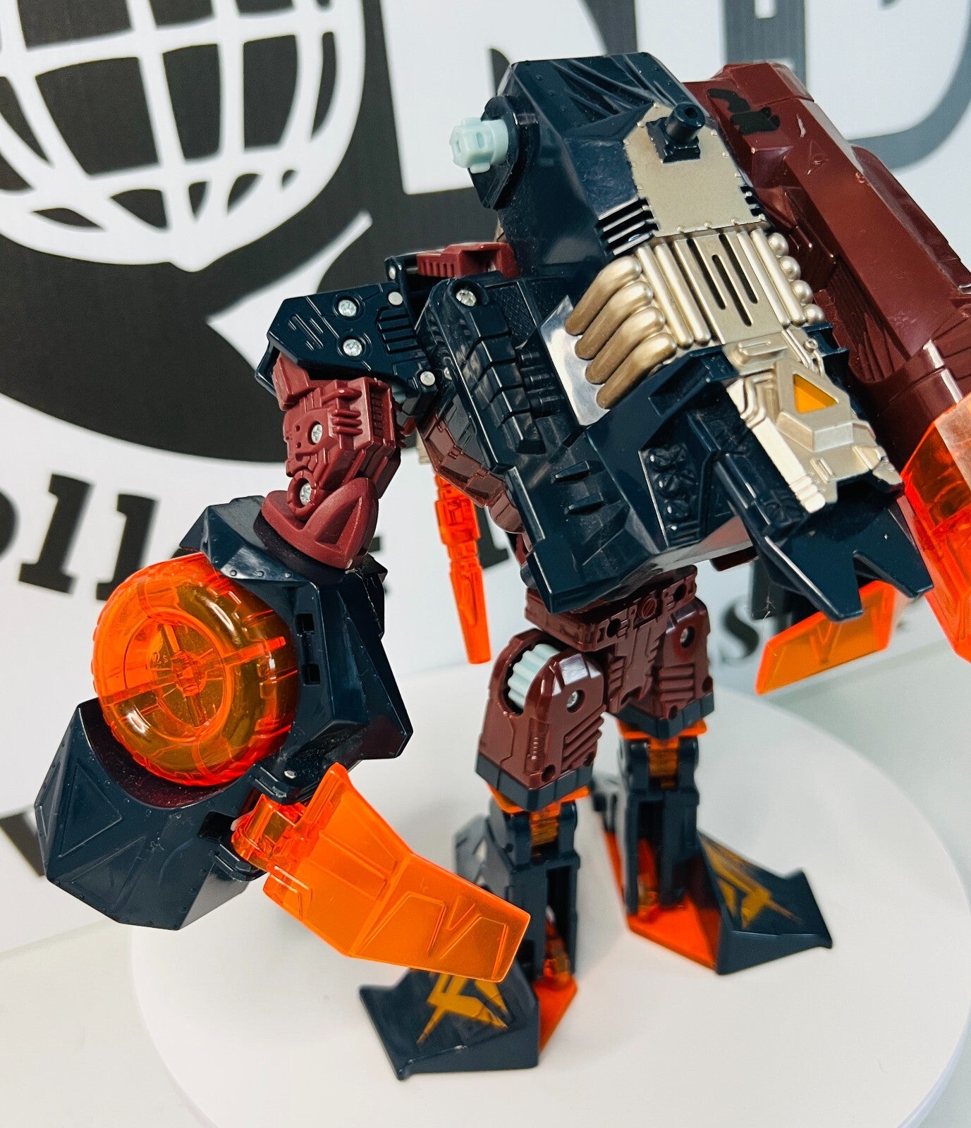 Transformers Dark Crumplezone Cybertron Decepticon Loose Not Complete Robot Toy