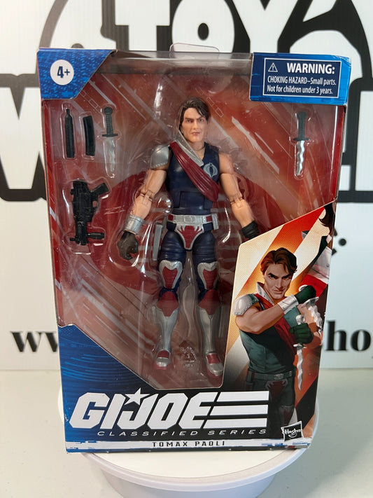 GI Joe Classified Series Tomax Paoli 6Inch Cobra Hasbro Action Figure MIB Sealed