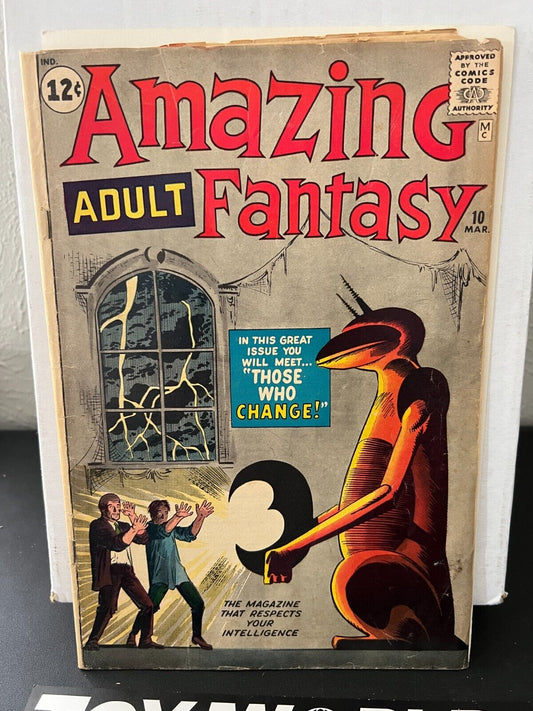1962 Atlas Pre Marvel Key Comic Book Amazing Adult Fantasy #10 Ditko Fair Shape