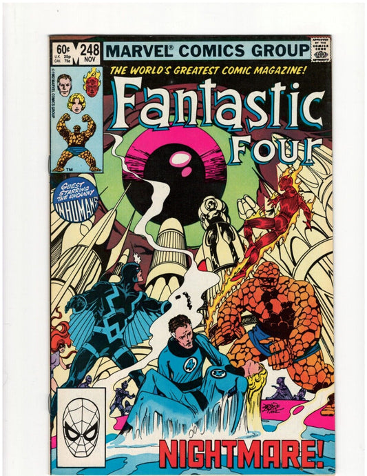 Fantastic Four#248 Marvel Comic Book John Byrne Doctor Doom The Thing Good Shape