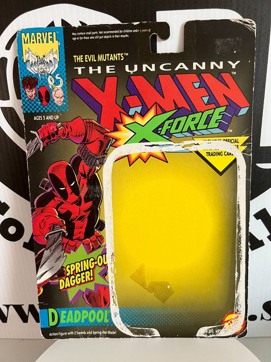 Deadpool Toy Biz X-Force X-Men 1992 Marvel Action Figure Cardback Good Condition