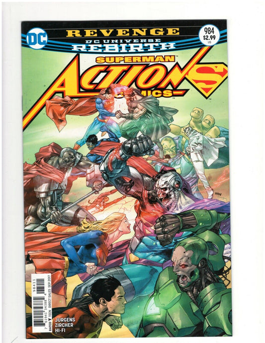 Action Comics #984 DC Comic Book Superman Man of Steel Krypto Very Good Shape