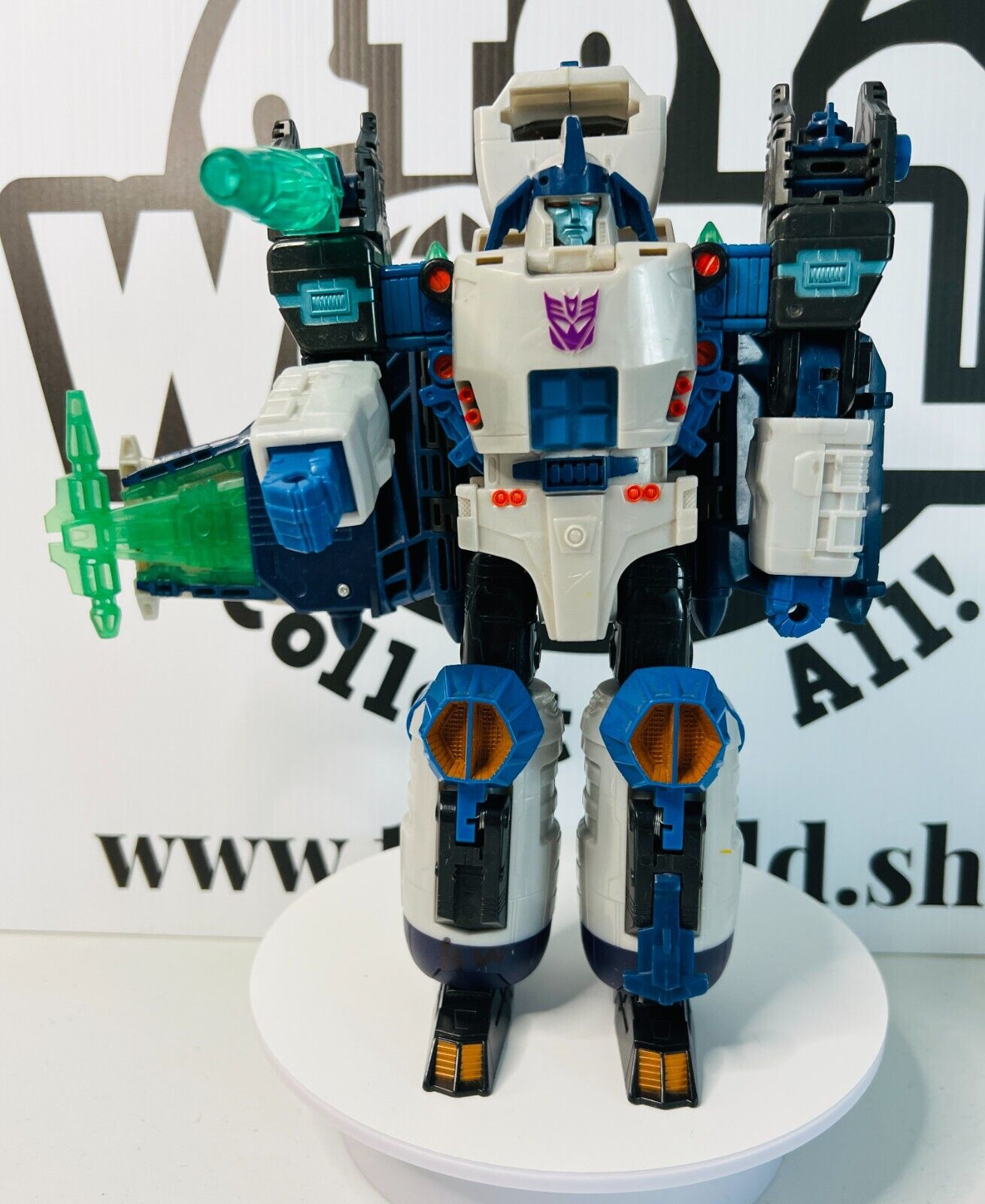 Transformers Megatron Energon 2003 Leader Class Cybertron Robot Loose Incomplete
